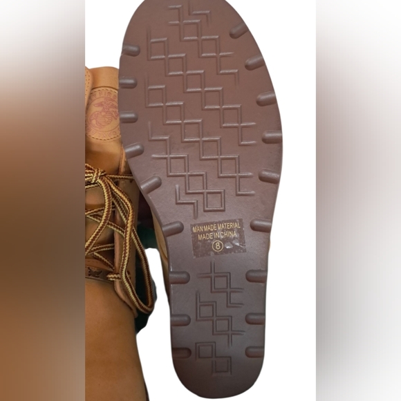 Shiekh Tan and Brown Combat Boots - Picture 5 of 7